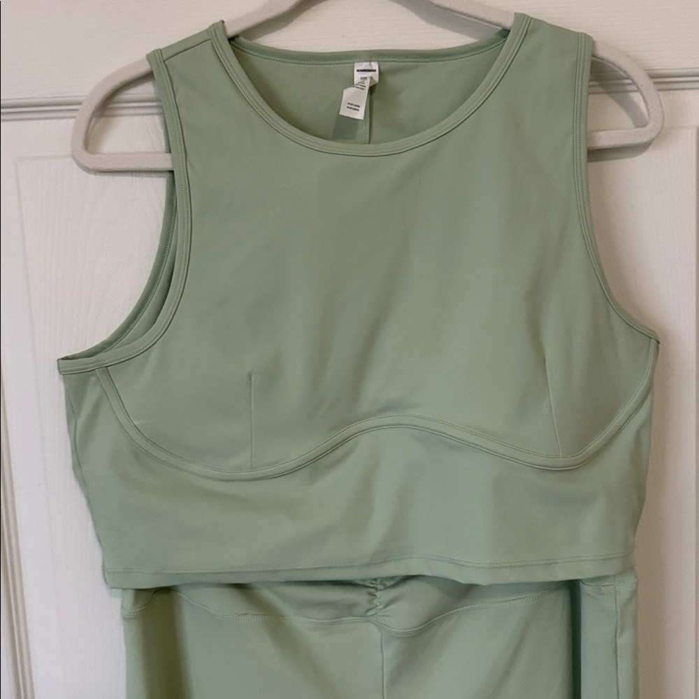 FASHION NOVA Sport Women's Mint Green Workout Set.